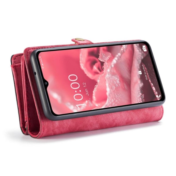 CASEME Samsung Galaxy A13 5G/A04s 4G 2-in-1 Irrotettava - Punain Red