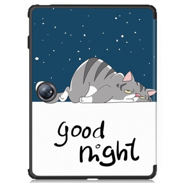 Til OnePlus Pad 2 Tri-fold Stand Wake/Sleep Cover Tabletetui - Cat Multicolor