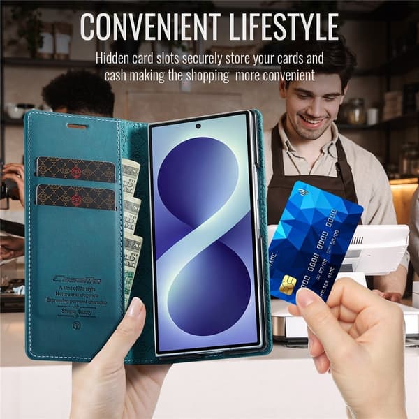 CASEME Telefonlommebokdeksel til Samsung Galaxy Z Fold8 Ultra Green