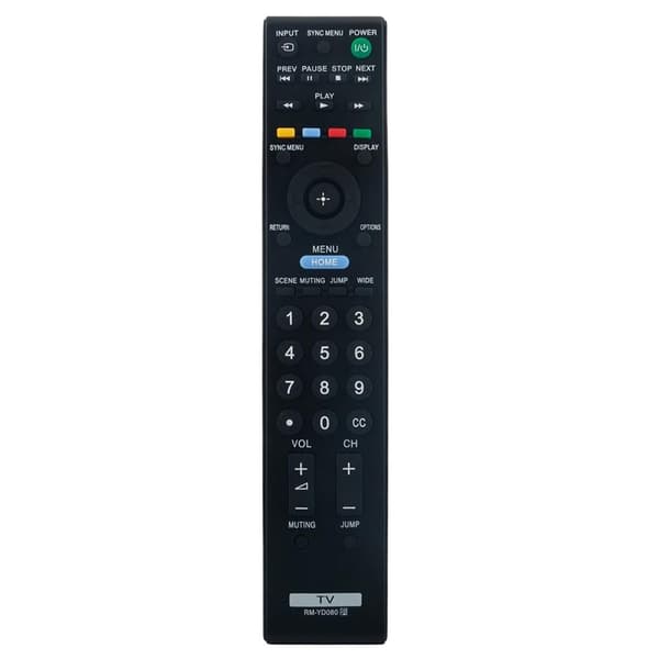 Fjernkontrollerstatning for RM-YD080 For Sony TV Black