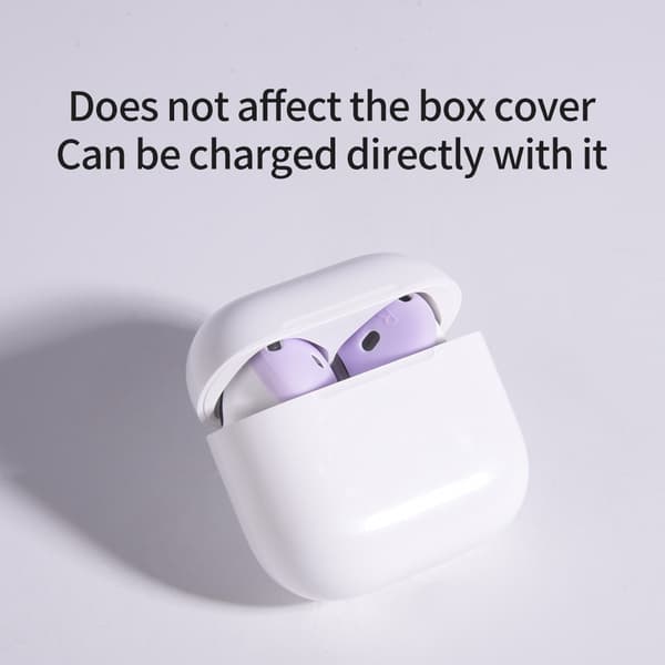 Til AirPods 4 ørepropper Anti - slip silikone etui Øreværne ørepropper - Rød Red