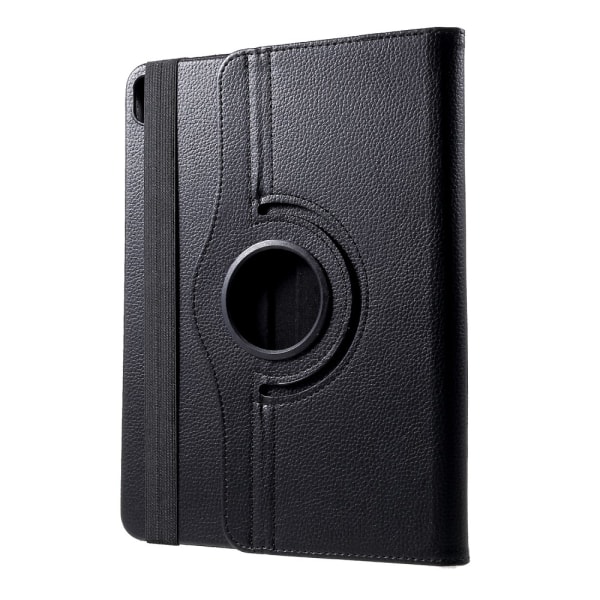 Litchi Cover 360 asteen jalusta iPad Pro 11 tuumaa (2018) - must Black