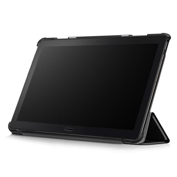Tri - fold Fodral till Lenovo Tab P10 - Do Not Touch Svart