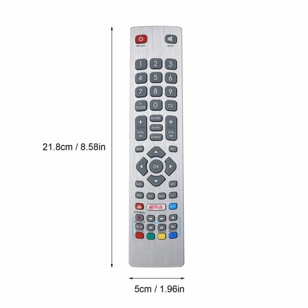 TV:n kaukosäädin Korvaa Sharp Aquos Grey