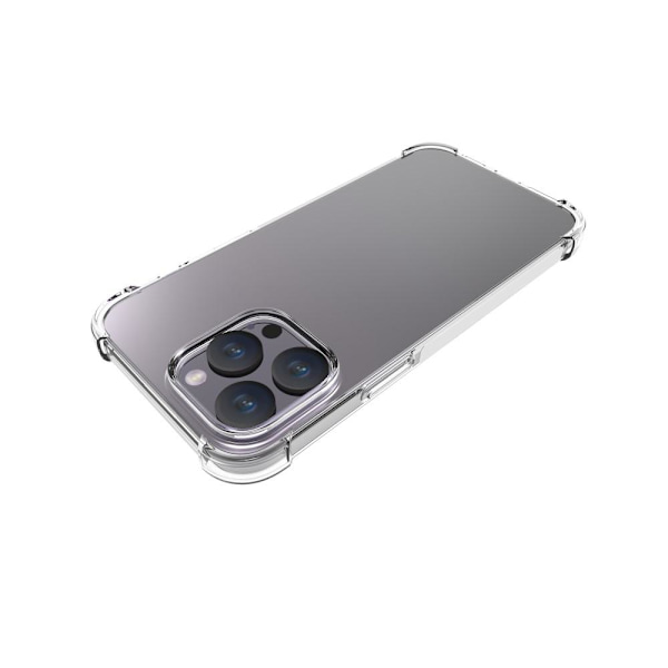 TPU + Akryl Anti-Fall Telefondeksel for iPhone 15 Pro Max Transparent