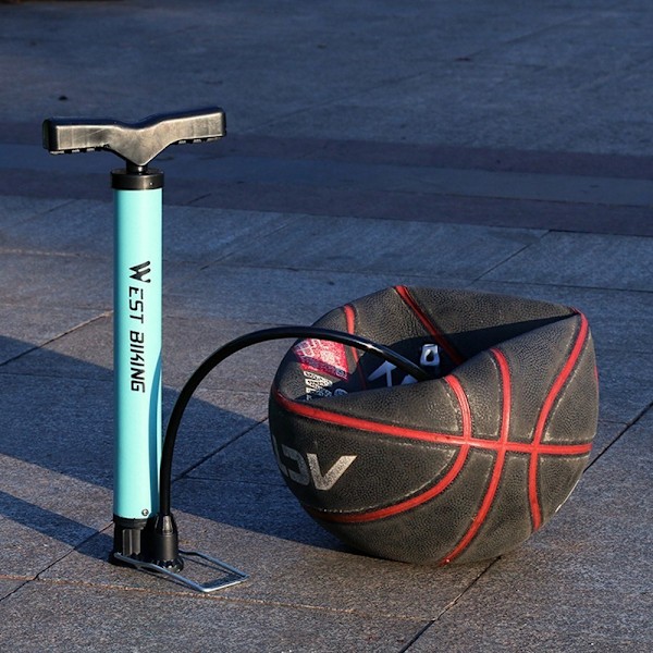 120PSI Sykkelpumpe Luftinflator Vei MTB Sykkel Dekk Blue one size