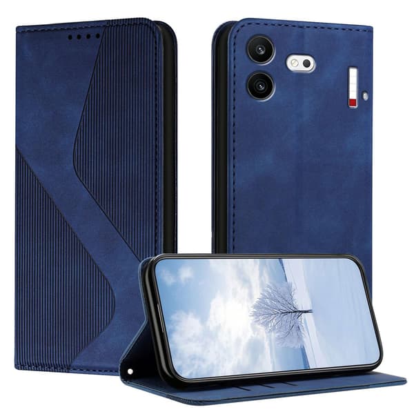 Pungcover med stander til Nothing Phone (4b) Blue