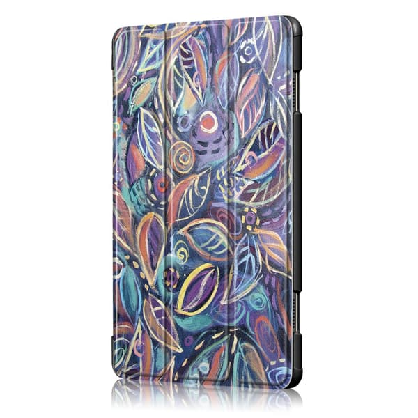 Trifoldet cover til Lenovo Tab P10 - fargerike blader Multicolor