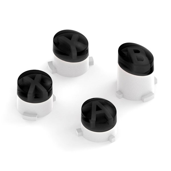 Xbox One S One Elite -ohjaimelle ABXY Vaihtopainikkeet - Musta Black