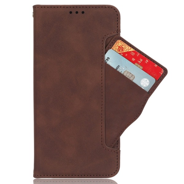 Wallet Stand Flip Phone Case for Sony Xperia 1 VI  - Brown Brown