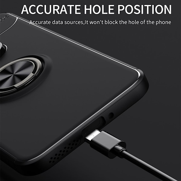 Fingerring Kickstand TPU-etui til Xiaomi 13 5G Black
