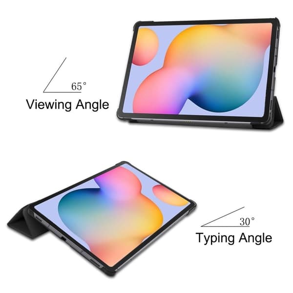 Slim Fit Cover Till Samsung Galaxy Tab S6 Lite - Svart Svart