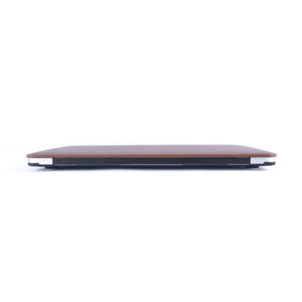 PU -nahkapäällystetty kova kotelo MacBook Air 13,3 tuumaa - ruskea Brown