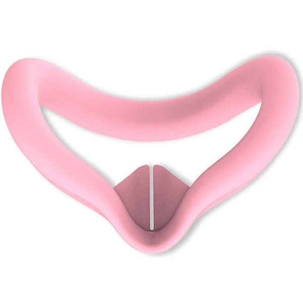 För Meta Quest 3S VR Silikonfodral Anti-Sweat Face Pad Skyddsöverdrag - Rosa Rosa