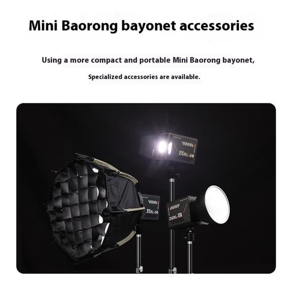 Videoljus LED High Power Fill Light Fotografering Video Shooting Scenljus Svart