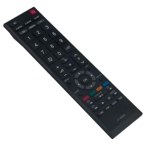 Fjernkontrollerstatning for CT-95002 For Toshiba TV Black