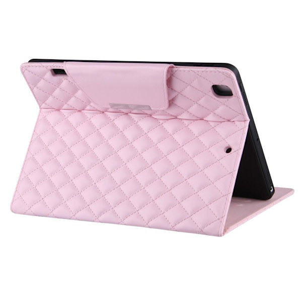 Til iPad 10.2 (2021)/(2020)/(2019) Broderigitter Tabletcover Pink