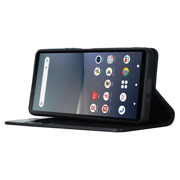 Til Sony Xperia 10 V Cover Pung - Sort Black