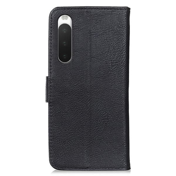 KHAZNEH Pung Stativ Taske til Sony Xperia 10 IV - Sort Black