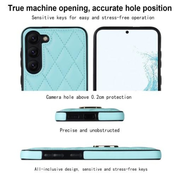 Samsung Galaxy S23 Case Rhombus Rhombus Grid Pattern Takakannen Rengastuki - Taivaansininen Blue
