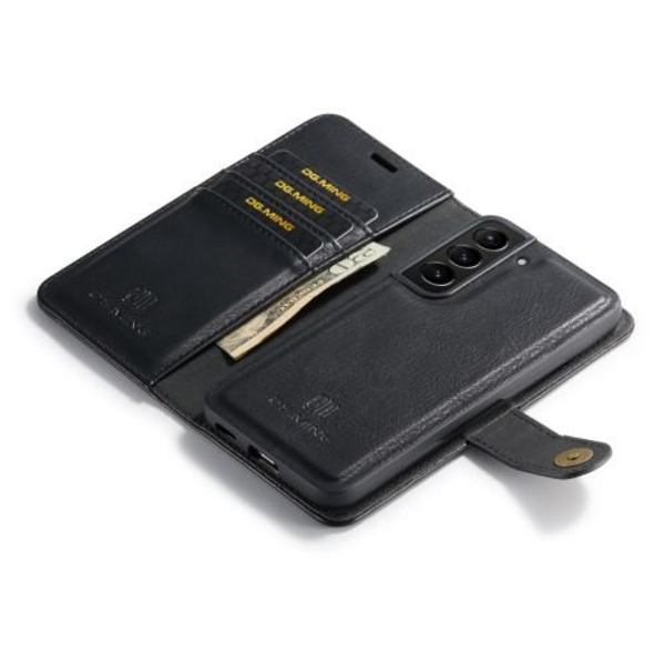 DG.MING Samsung Galaxy S23+ (Plus) Irrotettava 2-in-1-lompakon kansi Black