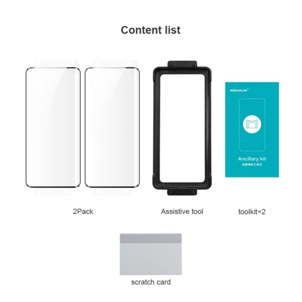 NILLKIN till Xiaomi 13 Pro PMMA  2-pack Heltäckande Curved Transparent