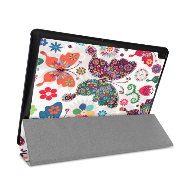 Tri-fold Fodral till Lenovo Tab E10 - Butterfly multifärg