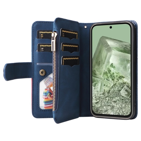 KT Multifunksjons Serie-5 For Pixel 8a Telefonveske Blue