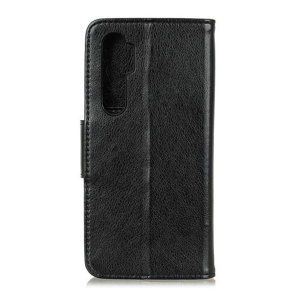 Nappa Texture Split Lompakkotelineen cover OnePlus Nordille - musta Black