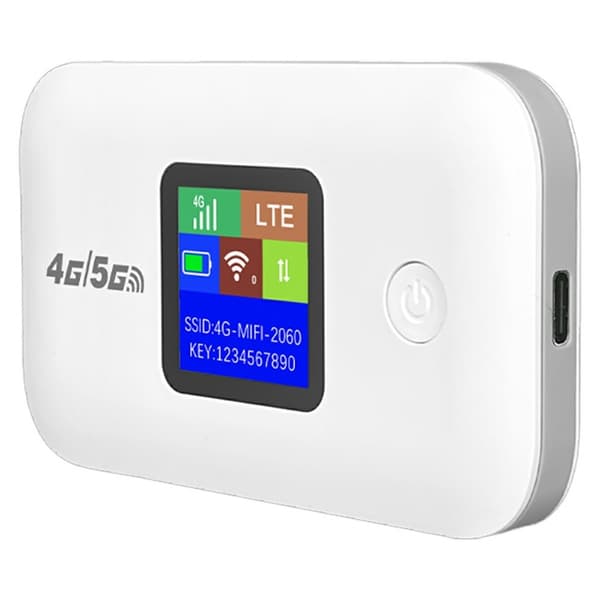 A8-E Eurasisk 4G LTE WiFi-router Trådløst netværkshotspot Mobil bredbåndsenhed White