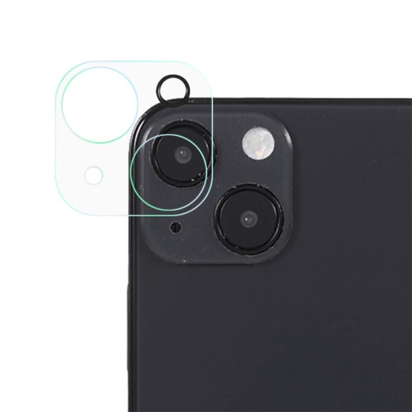 iPhone 13 Mini Heltäckande Skyddande härdat glas till Kamera lin Transparent
