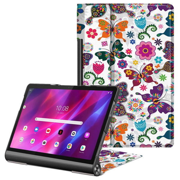 Tabletcover med stativ til Lenovo Yoga Tab 11 - Sommerfugle Multicolor