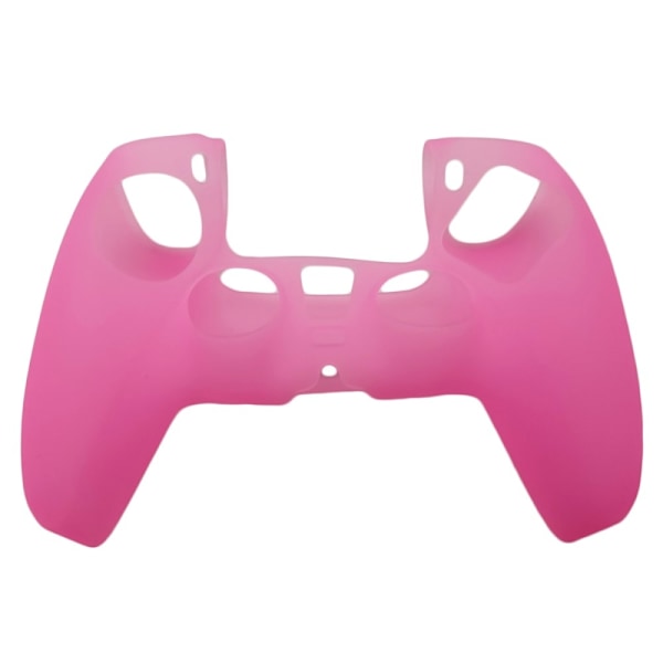 For Sony PlayStation 5 PS5 Silicone Case Anti-Slip Protection - Pink Pink