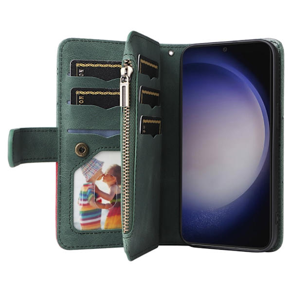 KS Plånboksfodral till Samsung Galaxy S24 - Grön Grön