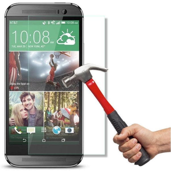 HTC ONE M9 Hærdet glas 0,3mm Transparent