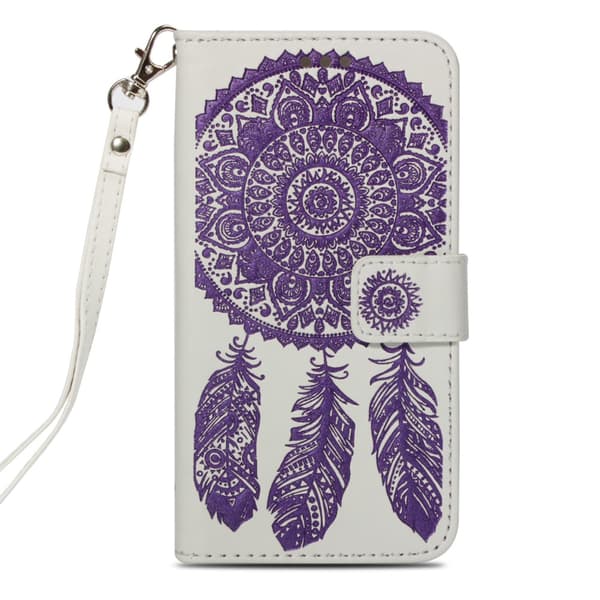 Till iPhone XS Max Plånboksfodral - Dream Catcher - Lila