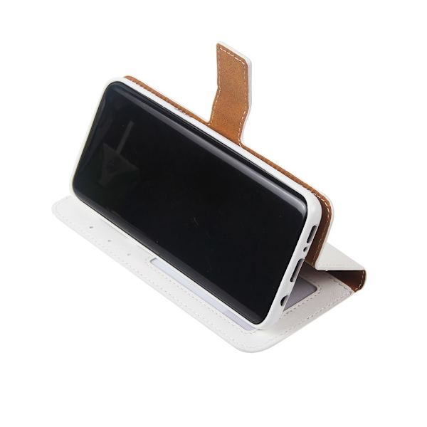 Samsung Galaxy S8 - 2 i 1  plånboksfodral / Skal - Vit White