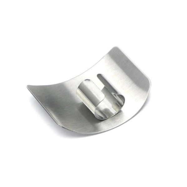 Stainless Steel Finger Guard for Safe Cutting Vegetables Fruit Green