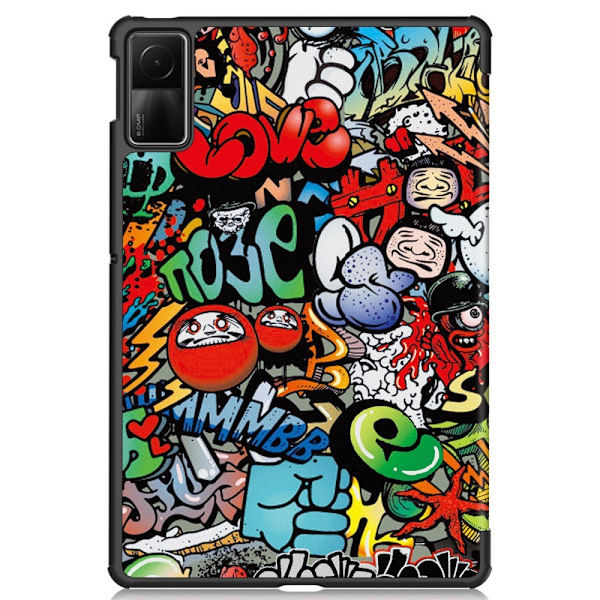 Slim Fit Deksel Til Xiaomi Redmi Pad SE - Graffiti Multicolor