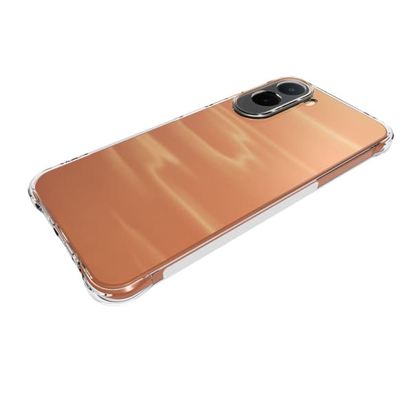 WANLONFENG Mobildeksel med herdet glass for Xiaomi Redmi A7 Pro 4G Transparent