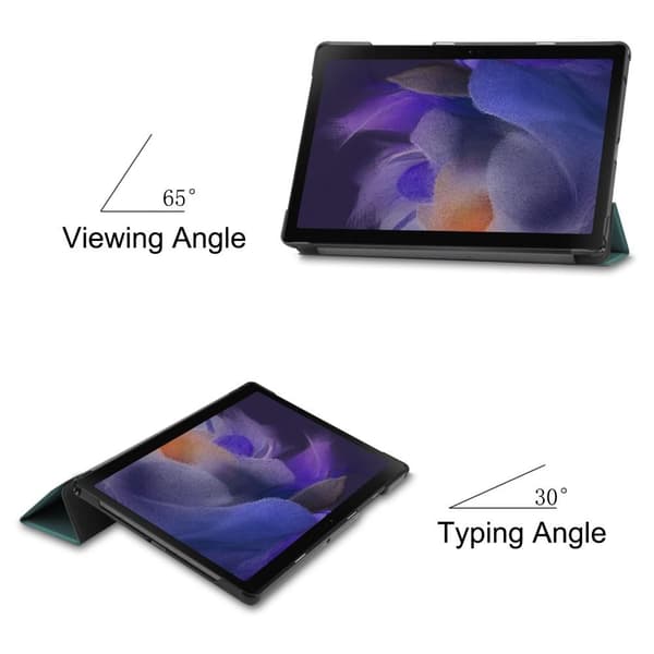 Trifoldet stativetui til Samsung Galaxy Tab A8 10.5" (2021) - Grøn Green