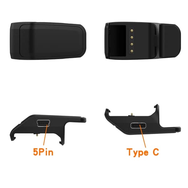 Oplader adapter til Garmin PT10 TB10 TT15mini T5mini PT6 hundehalsbånd Black