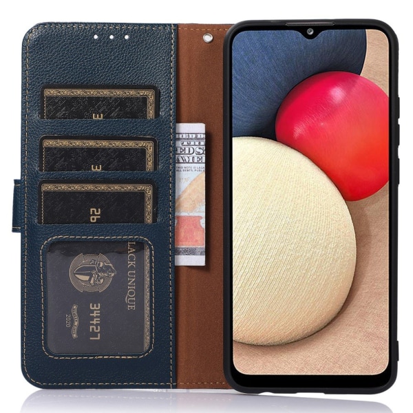 KHAZNEH Plånboksfodral till Xiaomi Redmi 13C - Blå/Brun Blå