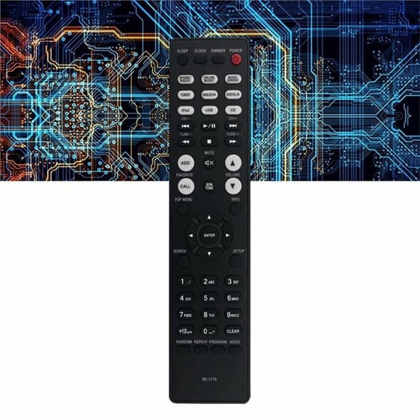 Fjernkontroll erstatning RC-1174 for DENON forsterker Black
