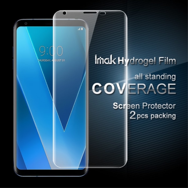 IMAK Skärmskydd till LG V30 - Soft Hydrogel 2-pack Transparent aa1b |  Transparent | Fyndiq