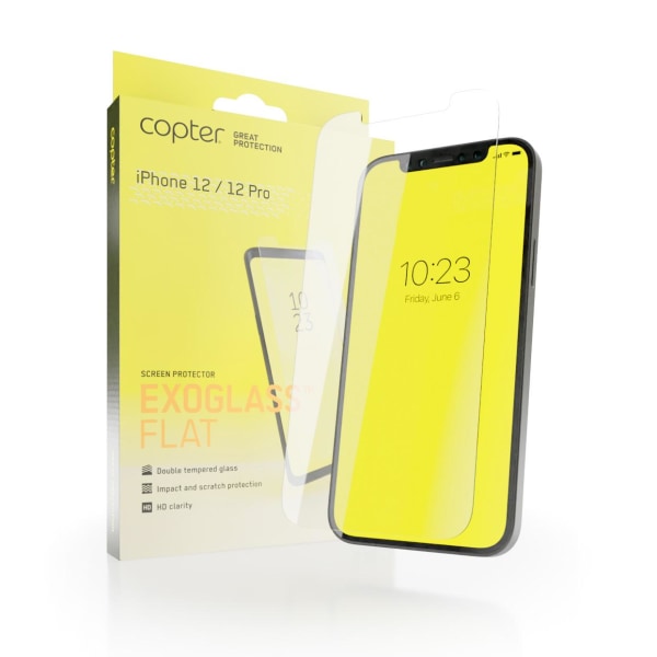 Copter Exoglass iPhone 12/12 Prolle Transparent