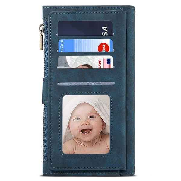 ESEBLE vetoketjullinen puhelinkotelon hihna Google Pixel 6a: lle - sininen Blue