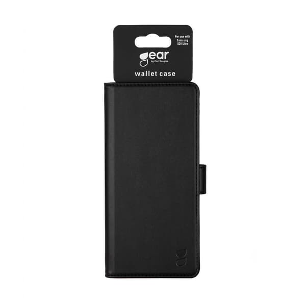 GEAR Walletsuojakuori Musta - Samsung Galaxy S20 Ultra Black