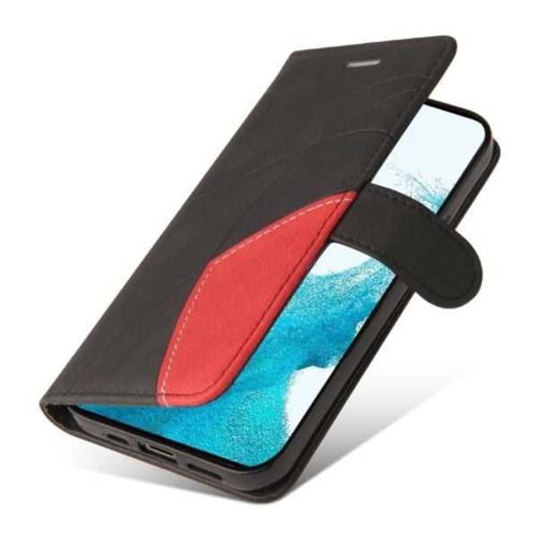 KT Plånboksfodral till Samsung Galaxy S23+ (Plus) - Svart/Röd Svart