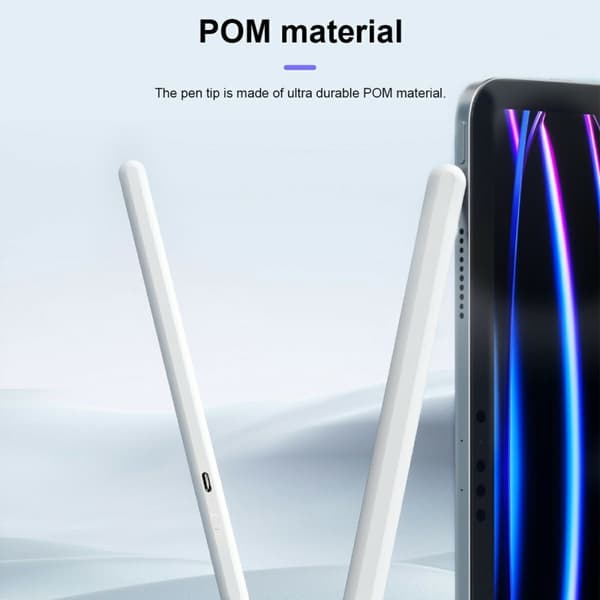 BENWIS For iPad Capacitive Stylus Pen 230mAh Battery Tilt Sensitivity Pen White